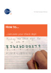 Calculate your check digit