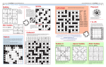 Codeword Str8ts Sudoku Kakuro Mini Sudoku Killer Sudoku Jigsaw