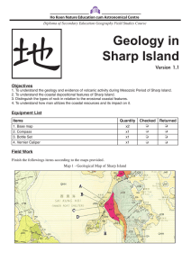 Geology in Sharp Island