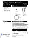 Towel Ring YB9786 Felicity® Technical Specification
