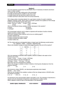 Section A oxide in molten cryolite?