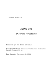 CENG 277 Discrete Structures
