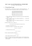 EXTRA STUDY PROBLEMS for MAT1348