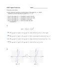 GHSGT Algebra Practice Test