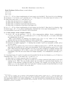 Math 296. Homework 4 (due Feb 11) Book Problems (Hoffman