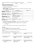 Translating Verbal Expressions or Equations Worksheet
