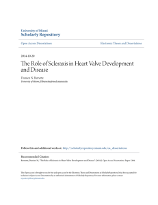 The Role of Scleraxis in Heart Valve Development and Disease