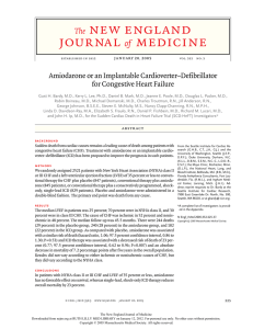 Amiodarone or an Implantable Cardioverter–Defibrillator for