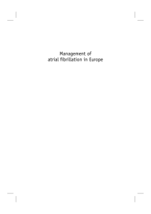 Atrial fibrillation management