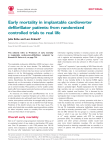 Early mortality in implantable cardioverter defibrillator