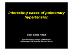 Interesting cases of pulmonary hypertension