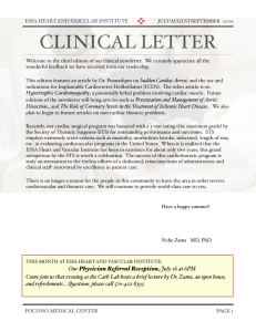 clinical letter - Pocono Medical Center