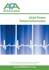 Atrial Flutter Patient Information