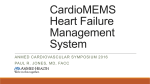 Cardiomems Heart failure management system