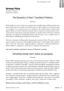 THE SEMANTICS OF HEART