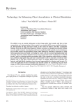 Technology for enhancing chest auscultation in clinical simulation