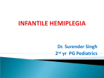 Infantile hemiplegia