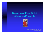 Overview of Four ACLS Algorithm Protocols