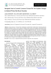 Inorganic Ions in Leonotis leonurus Extract Do Not Explain Changes