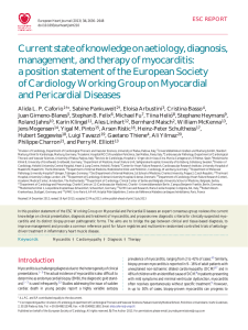 Current state of knowledge on aetiology, diagnosis,