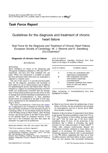 Task Force Report Guidelines for the diagnosis and treatment of chronic