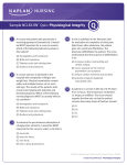 Q Sample NCLEX-RN Quiz: Physiological Integrity