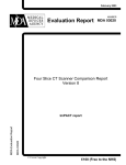 Four slice CT scanner comparison report