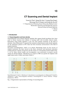 CT Scanning and Dental Implant