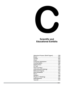 Scientific and Educational Exhibits