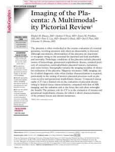Imaging of the Placenta: A Multimodality Pictorial Review