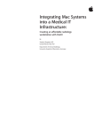 Integrating Mac Systems into a Medical IT Infrastructure: