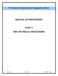 manual of procedures part c mri technical procedures