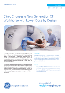 Clinic Chooses a New Generation CT Workhorse with Lower Dose
