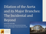 Conditions of the Aorta and it`s branches