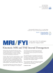 Kinematic MRI and TMJ Internal Derangement