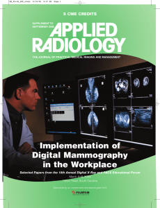 Implementation of Digital Mammography in the Workplace