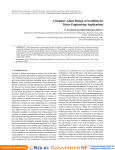 Computer Aided Design of Scaffolds for Tissue Engineering