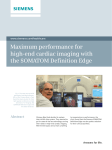 Maximum performance for high-end cardiac imaging with