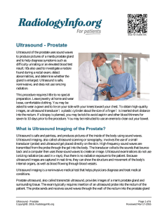 Ultrasound - Prostate