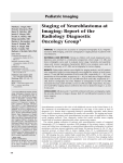 Staging of Neuroblastoma at Imaging: Report of the Radiology