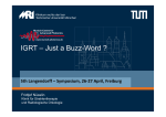IGRT – Just a Buzz