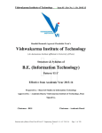 Vishwakarma Institute of Technology B.E. (Information Technology)