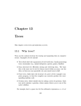 Chapter 13 Trees - Margaret M. Fleck