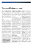 The Argyll Robertson pupil