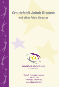 CJD and other Prion Diseases - Creutzfeldt
