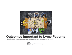 Outcomes Important to Lyme Patients