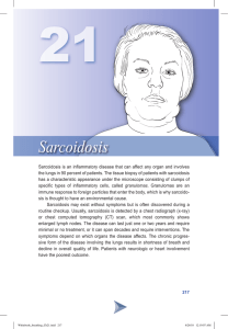 Sarcoidosis - American Thoracic Society
