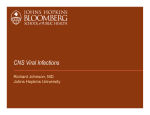 CNS Viral Infections (Johnson) - Johns Hopkins Bloomberg School