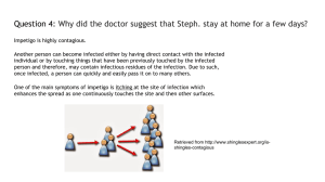 Question 4: Why did the doctor suggest that Steph. stay