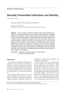 Sexually Transmitted Infections and Sterility